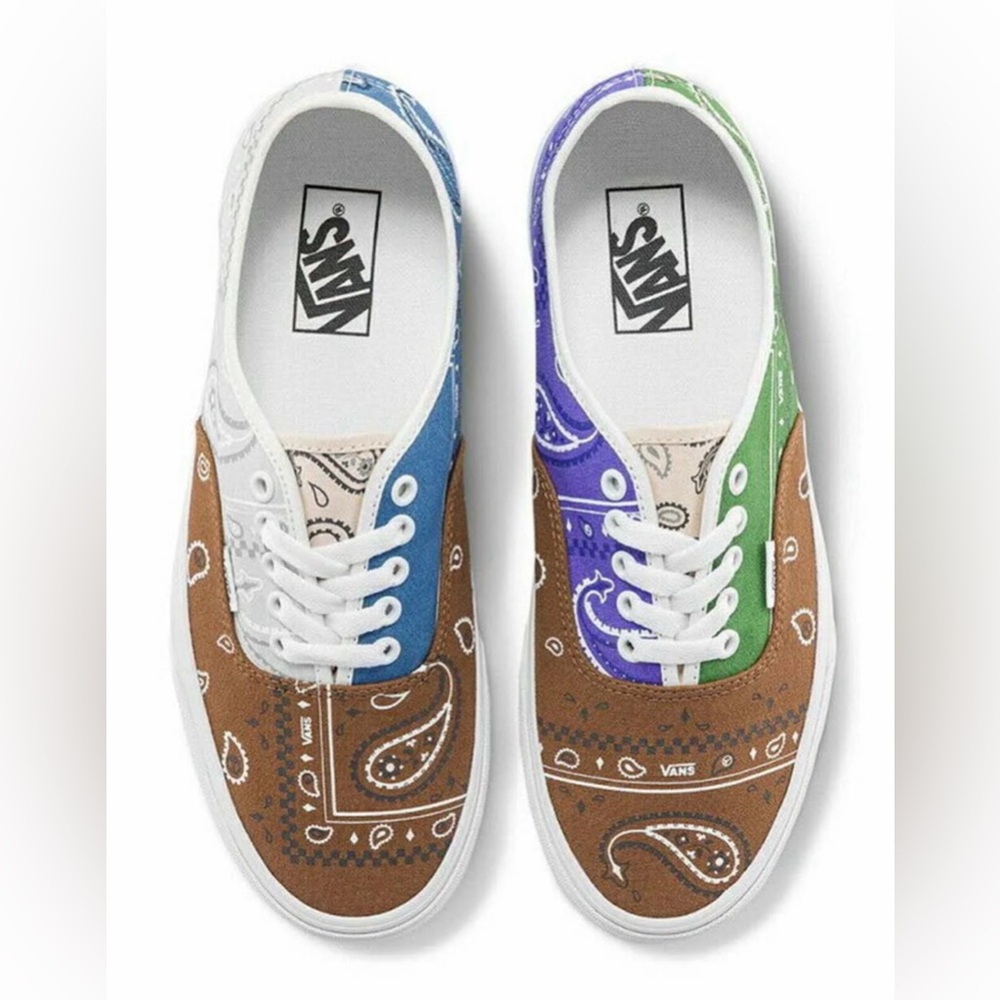 Unique Style with the Vans Authentic Peace Paisley Classic
Canvas Sneakers